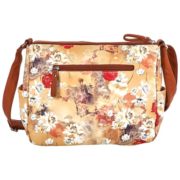 Bueno Multi Zip Camera Washed Hobo - Sand/White