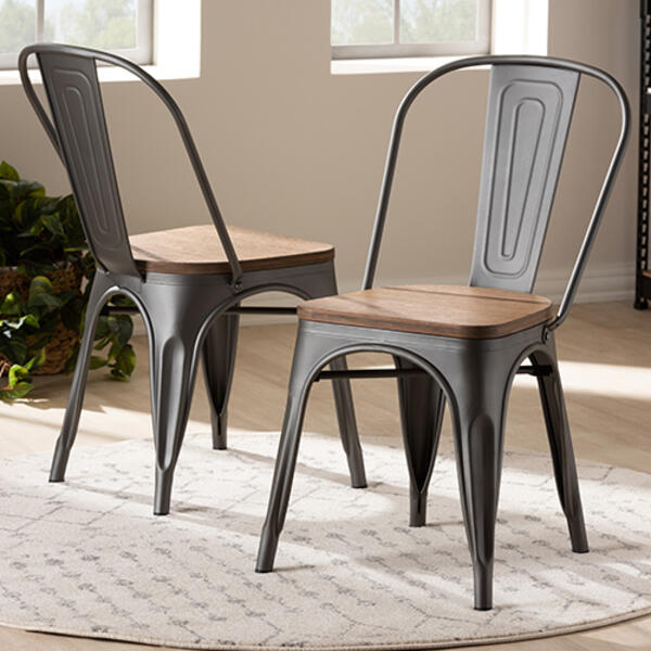 Baxton Studio Henri Dining Chairs - Set of 2 - image 