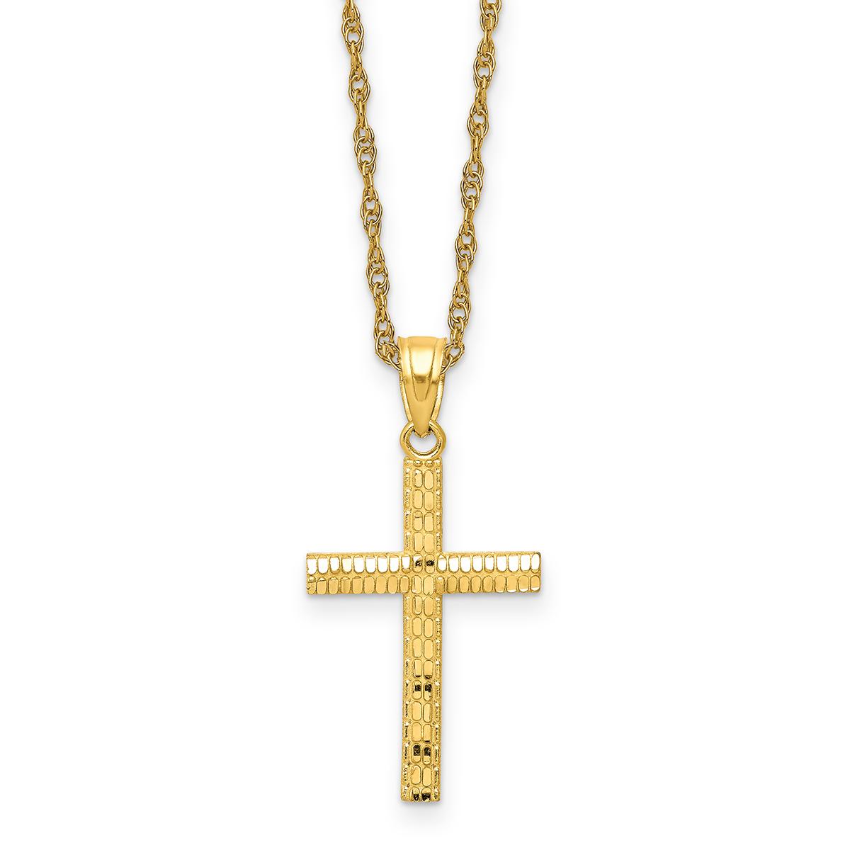 Gold Classics™ 10kt. Yellow Gold Cross Pendant
