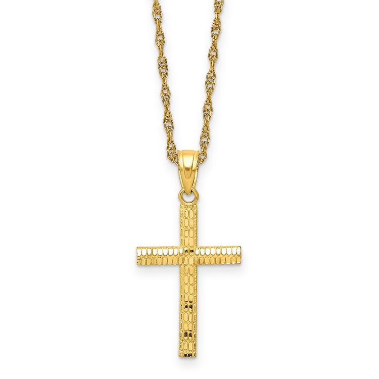 Gold Classics(tm) 10kt. Yellow Gold Cross Pendant