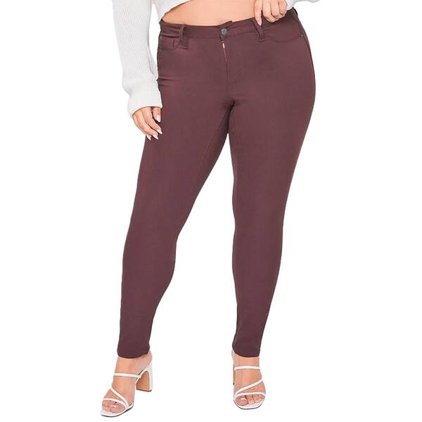 Juniors Plus YMI&#40;R&#41; Forever Color Hyperstretch Twill Skinny Pants - image 