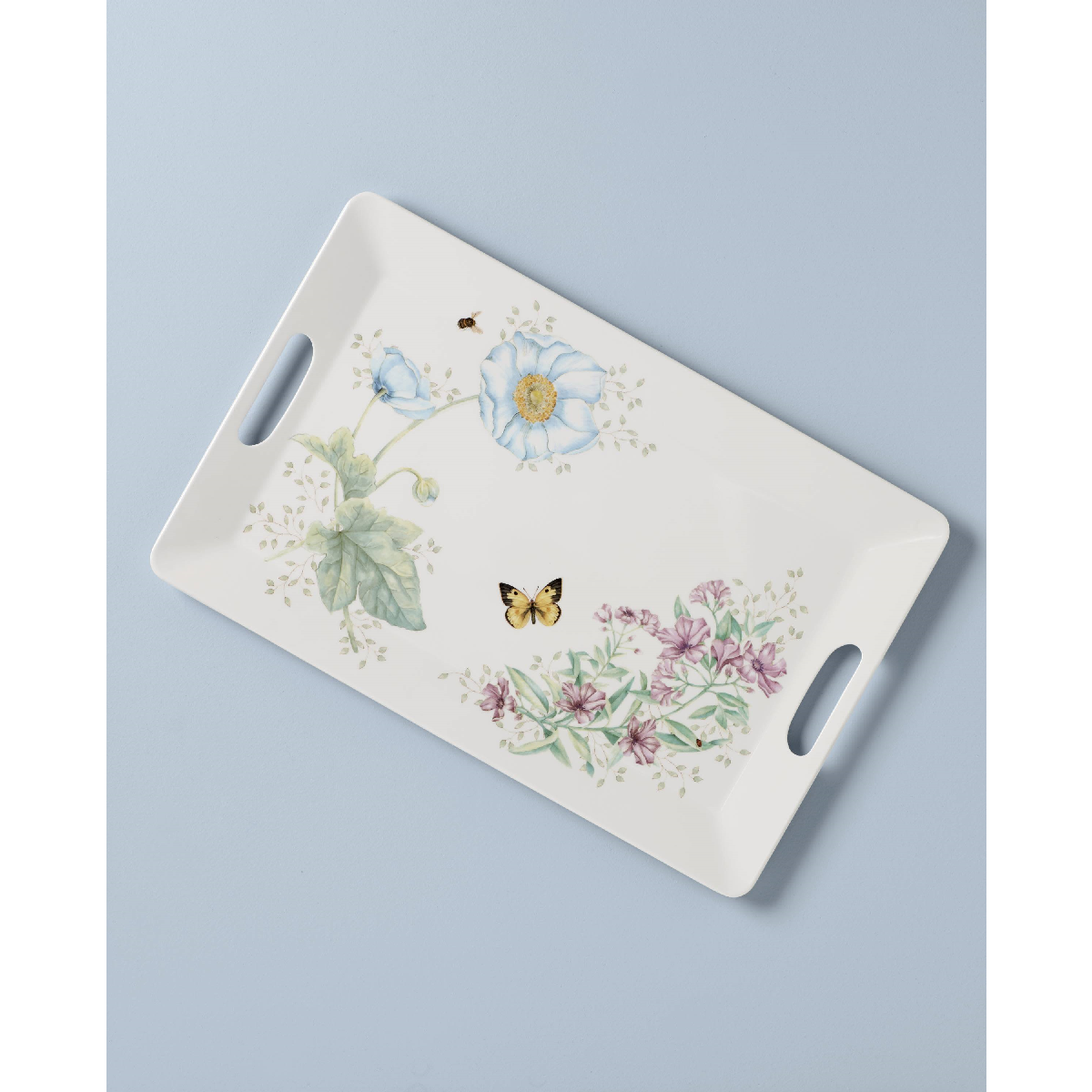 Lenox(R) Butterfly Meadow(R) Melamine Handled Tray