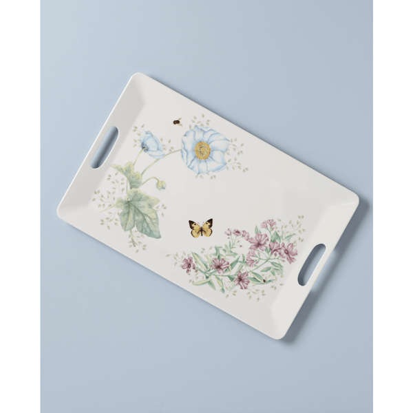 Lenox® Butterfly Meadow® Melamine Handled Tray
