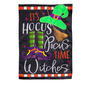 Evergreen Hocus Pocus Time Garden Applique Flag - image 1