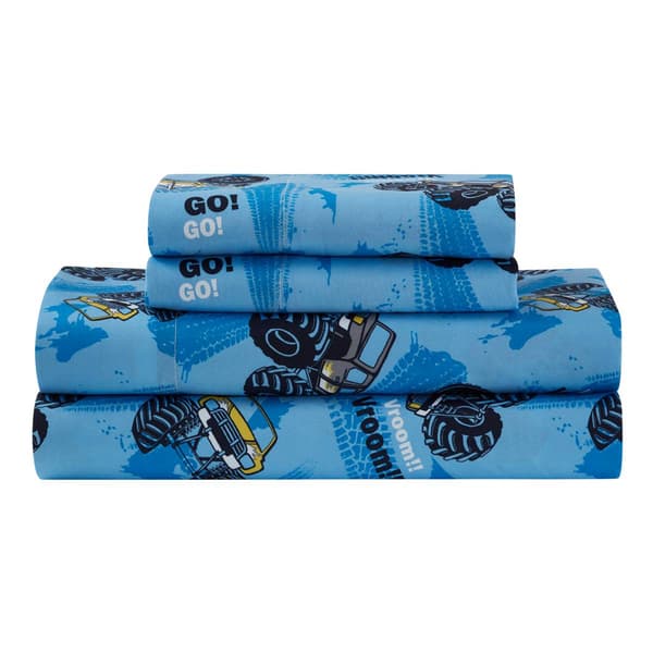 Sweet Home Collection Kids Monster Truck 7pc. Bed In A Bag Set