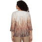 Womens Alfred Dunner Union Square 3/4 Sleeve Ombre Blouse - image 2