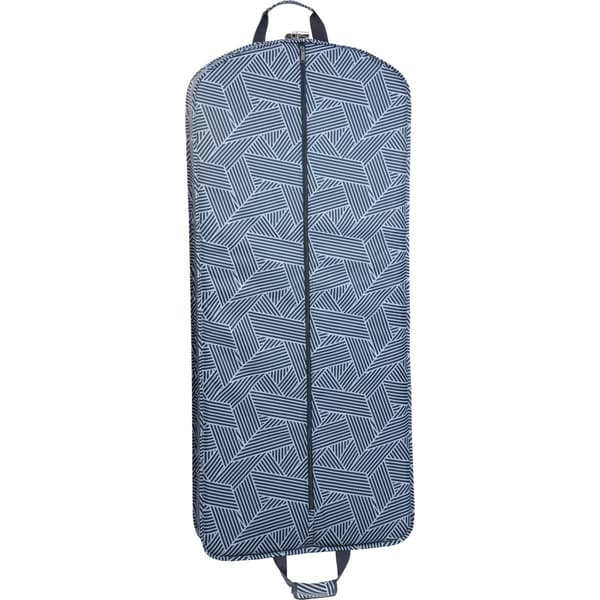 WallyBags&#174; 52in. Deluxe Travel Crossroads Pattern Garment Bag