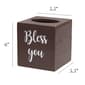 Elegant Designs Decorix Farmhouse Wooden Tissue Box Cover - image 8