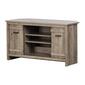 South Shore Exhibit Weathered Oak Corner TV Stand - image 1