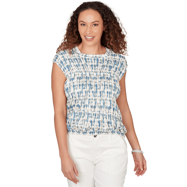 Womens Skyes the Limit Summer Spice Cap Sleeve Blouse