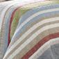 Eddie Bauer Salmon Ladder Stripe 136 Thread Count Quilt Set - image 4