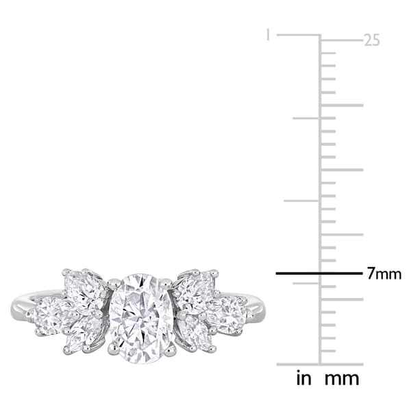Gemstone Classics™ 10kt. White Gold 2ctw. Moissanite Ring