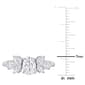Gemstone Classics™ 10kt. White Gold 2ctw. Moissanite Ring - image 5