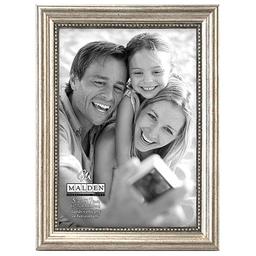 Malden Wood Frame with Silver Beads - 5x7