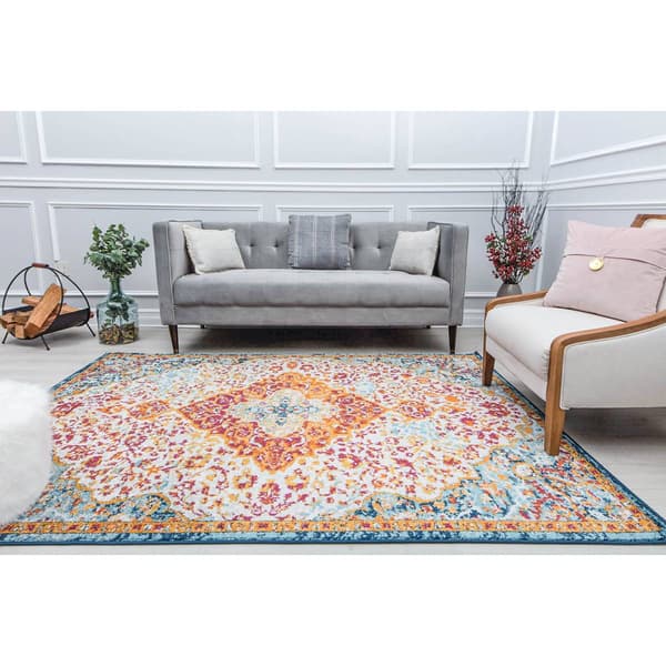 Rugs America&#8482; Hailey Sweet Nectar Abstract Vintage Area Rug