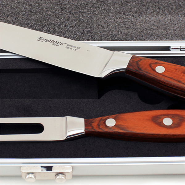 BergHOFF Pakka Wood 6pc. Carving Prep & Turkey Baster Set