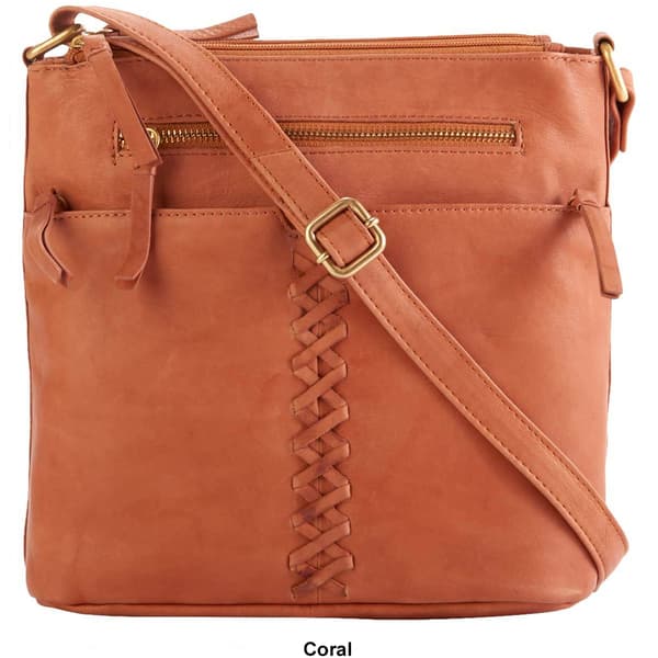 Great american leather crossbody bag sale