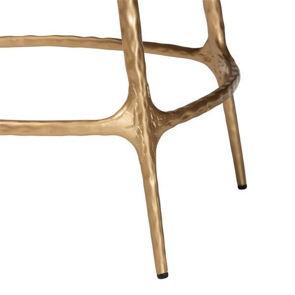 Baxton Studio Aarush Modern Rustic Counter Stool