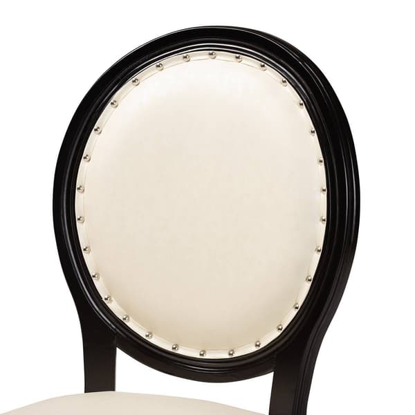 Baxton Studio Louis French Inspired Beige 2pc. Dining Chair Set