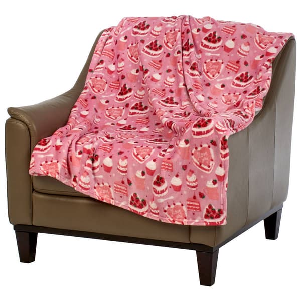 Ashley Cooper™ Valentine''s Day Cake Plush Throw