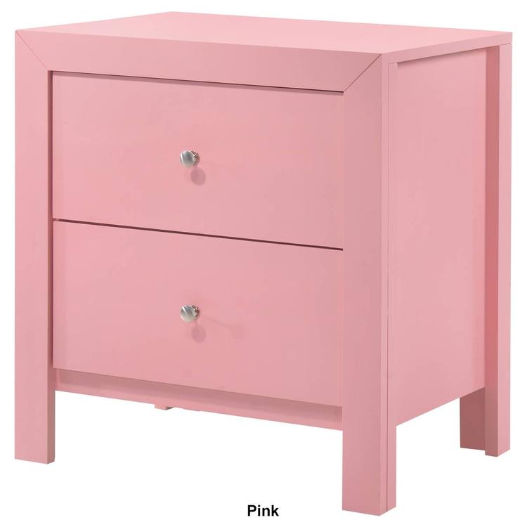 Passion Furniture Burlington 2-Drawer Nightstand