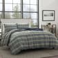 Eddie Bauer Rugged Plaid Navy Rreversible Comforter Set - image 4