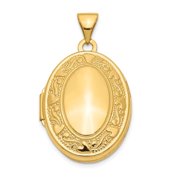 Gold Classics&#40;tm&#41; 14kt. Yellow Gold Oval Locket - image 