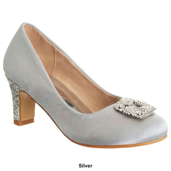 Big Girls Badgley Mischka Buckle Ornament Pumps