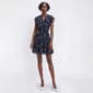 Petite MSK Flutter Sleeve Floral Chiffon Smock Waist A-Line Dress - image 1