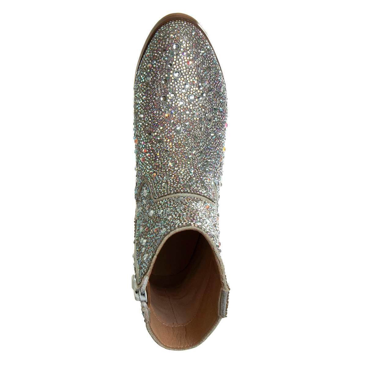 Big Girls Badgley Mischka Glitter Cowgirl Boots
