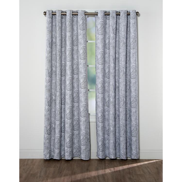 London Fog Brunswick Grommet Panel Curtain