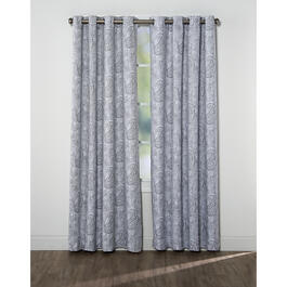 London Fog Brunswick Grommet Panel Curtain