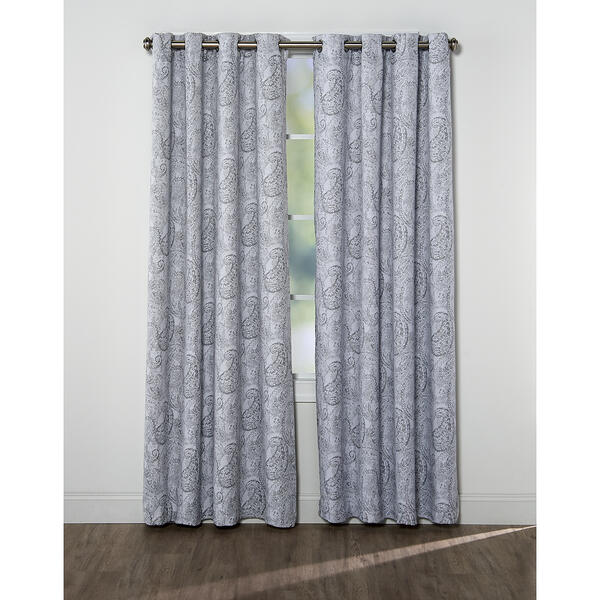 London Fog Brunswick Grommet Panel Curtain - image 