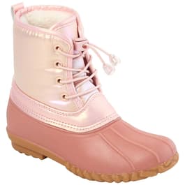 Girls Olivia Miller Ombre Iridescent Duck Boots