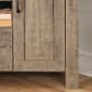 South Shore Lionel Weathered Oak Corner TV Stand - image 5