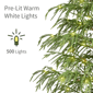 Puleo International 7.5ft. Pre-Lit LED Norfolk Fir Christmas Tree - image 4
