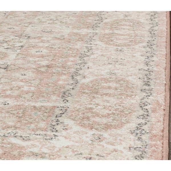 Rugs America™ Hailey Pink Lemonade Transitional Vintage Area Rug
