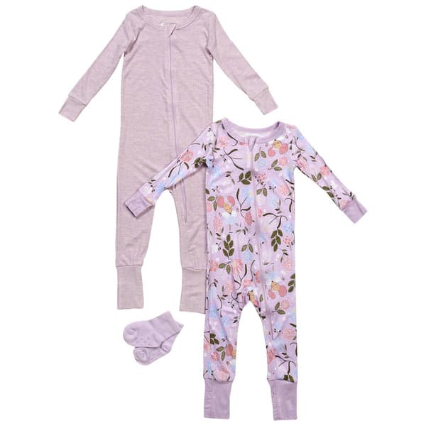 Baby Girl (12-24M) Sleep On It(R) 2pk. Floral & Mouse Pajama Set - image 