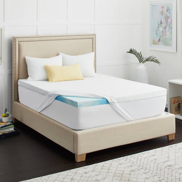 Sealy 2in. Memory Foam Mattress Topper with Cover - Boscov's