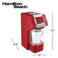 Hamilton Beach&#174; Flexbrew Red Single Serve Coffeemaker - image 8