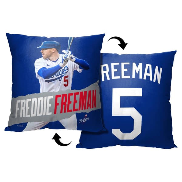 Northwest Los Angeles Dodgers 5 Freddie Freeman Throw Pillow