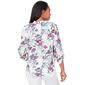 Womens Emaline Athens Floral 3/4 Sleeve Blouse - image 2