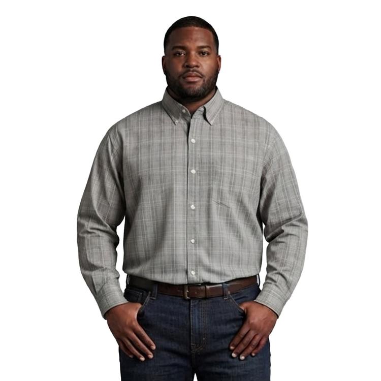 Mens Big & Tall Preswick & Moore(R) Stretch Dress Shirt - Green
