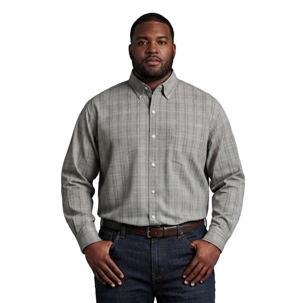 Mens Big & Tall Preswick & Moore(R) Stretch Dress Shirt - Green