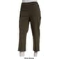 Womens Briggs Solid Millenium Basic Welt Pocket Capris - image 6