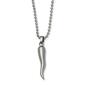 Mens Gentlemen's Classics&#40;tm&#41; Stainless Steel Italian Horn Necklace - image 1