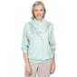 Petite Alfred Dunner St. Moritz Embroidered Sweatshirts - image 1