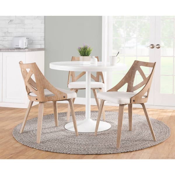LumiSource Charlotte Farmhouse Dining Chairs - Set of 2