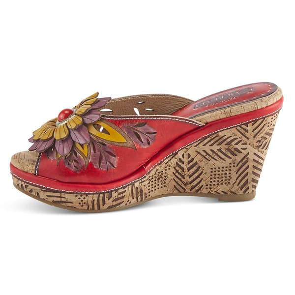 Womens L&#8217;Artiste by Spring Step Bloom Slide Wedge Sandals