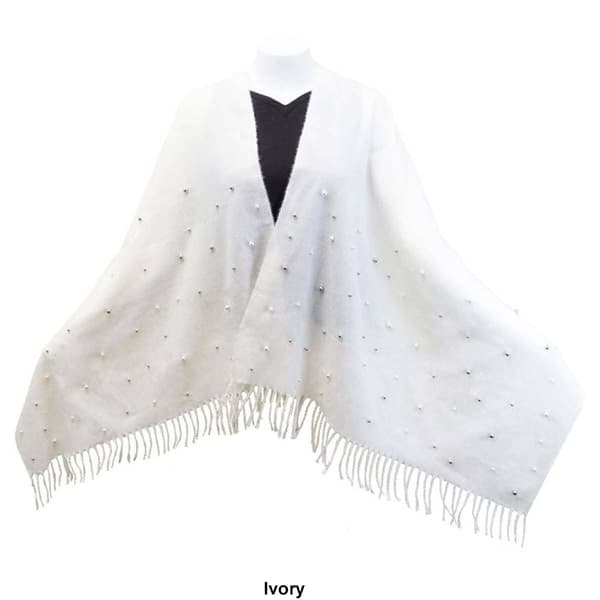 Womens Jessica McClintock All Over Pearl Brushed Scarf